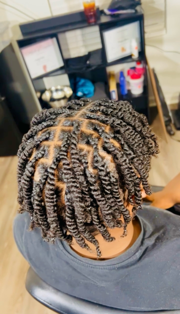 Men Two Strand Twist