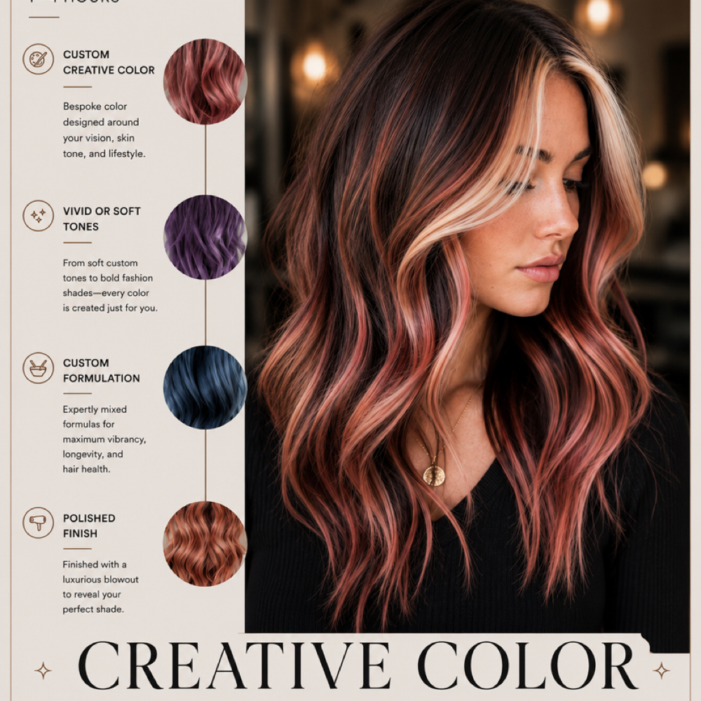 Creative Color at Jenn Rose -Hair Artistry- in Victorville, CA