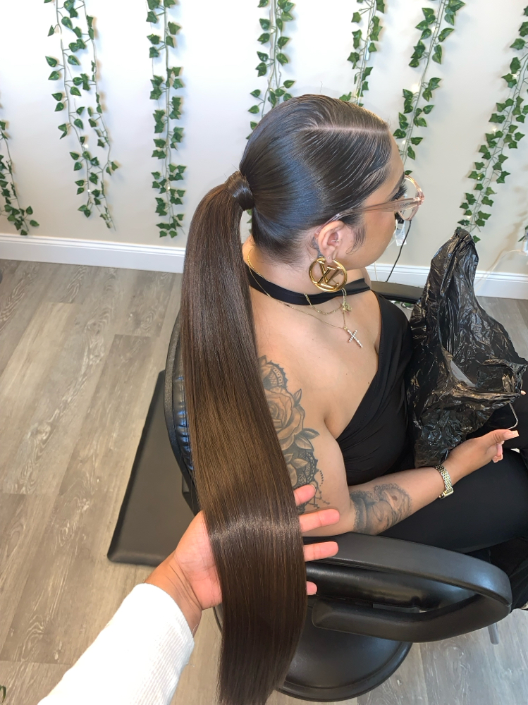 Ponytail W/ Part at To Be Crowned By Nina Lynn in Emmaus, PA