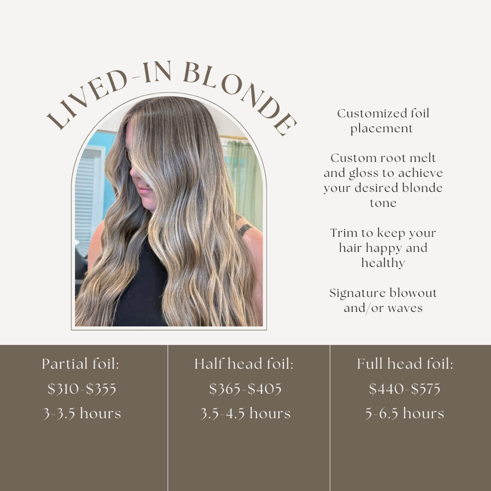 Lived-in blonde with Brittney at Glossed Beauty Bar in Fort Myers, FL