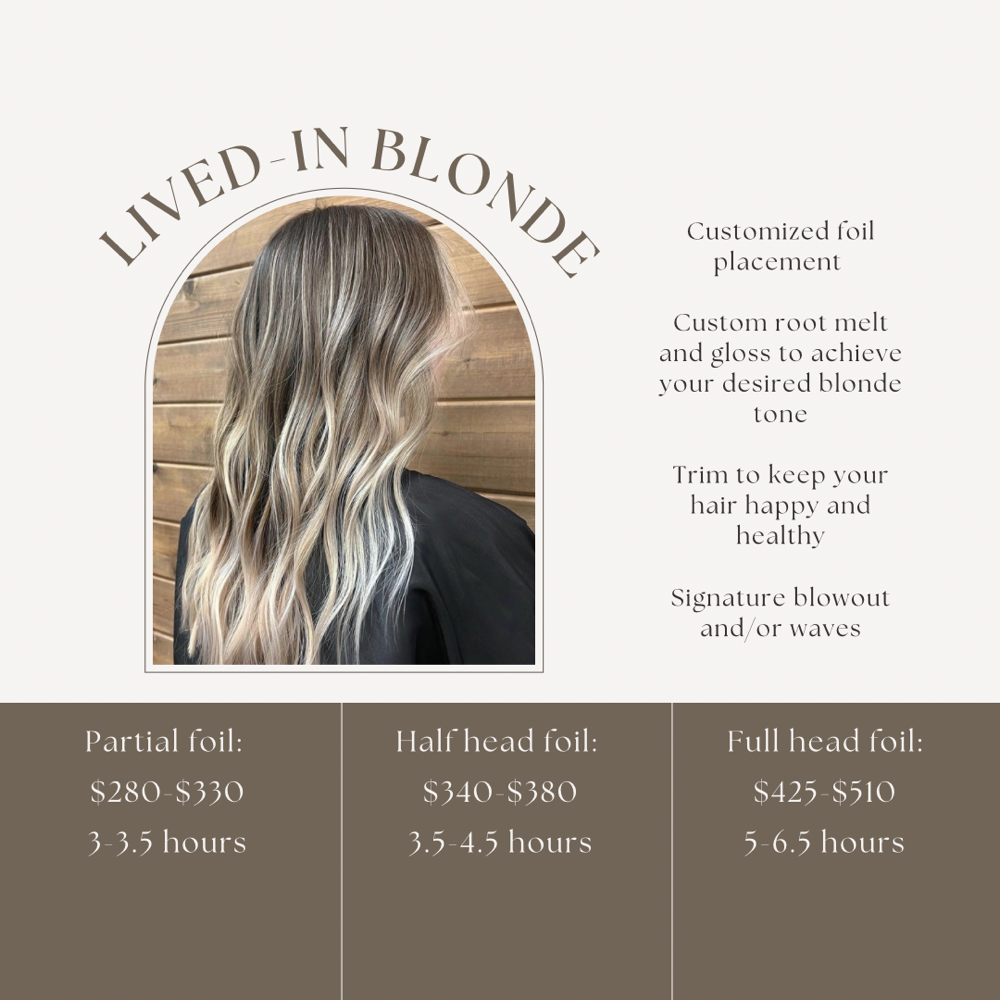 Lived-in blonde