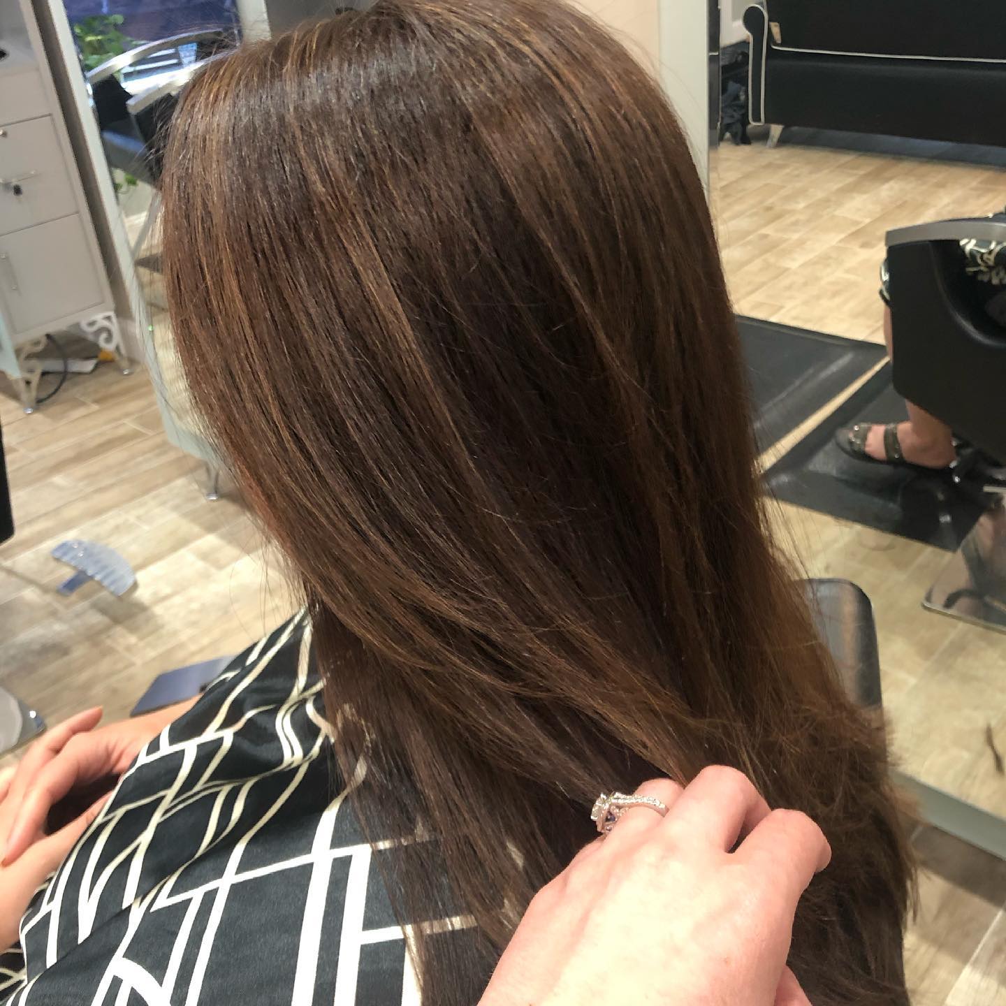 Color Root Touchup Haircut