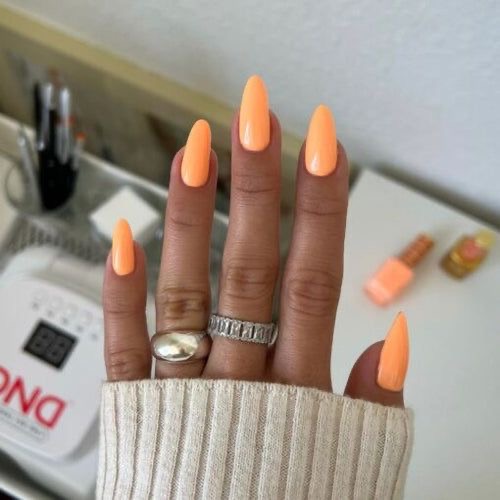 Hard Gel Full Set & Simple Color