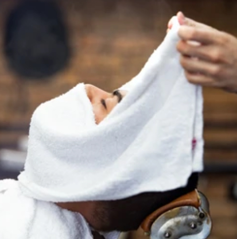 Barber Chair Facial