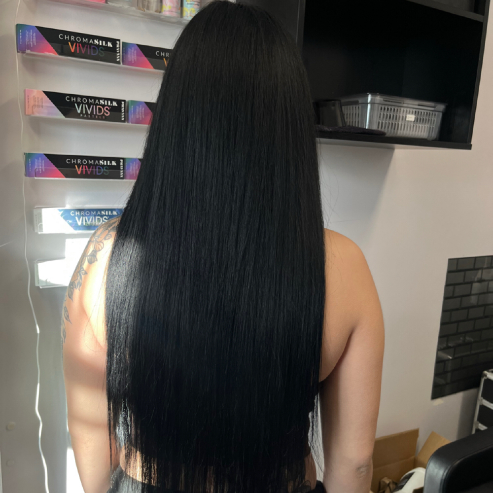 Tape-in Extension Constultation at Scissors Studio in Commerce City, CO