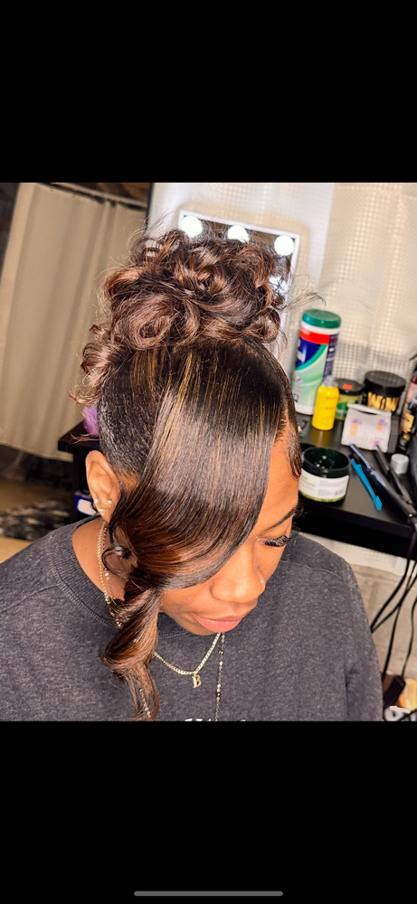 Messy Bun Updo