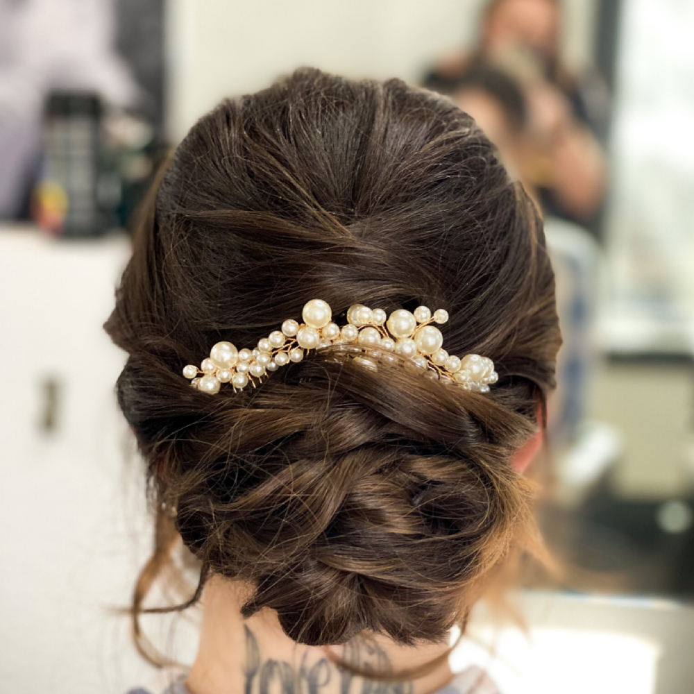 Updo Styling at Nicole Sherman hair co in Parker, CO
