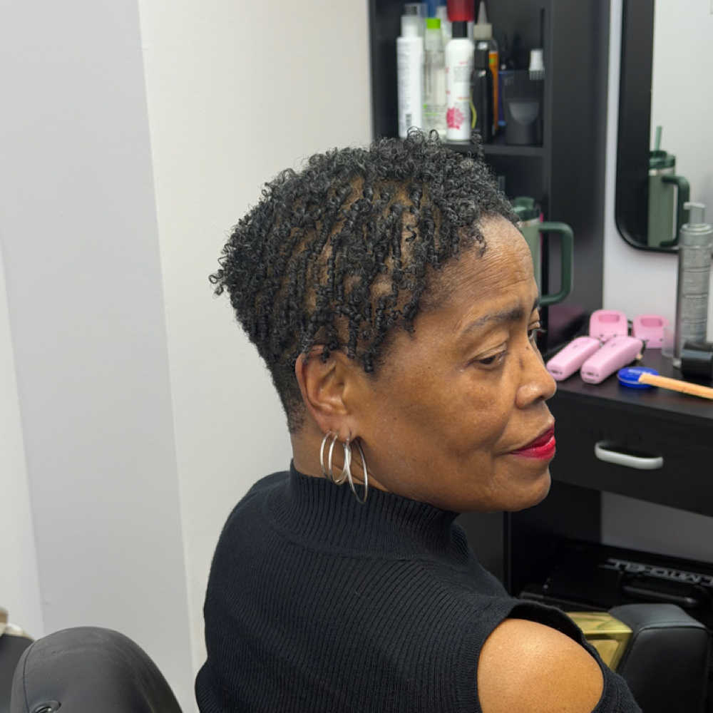 Soft Coil Twist at Moriah’s Beauty Bar in Fayetteville, NC