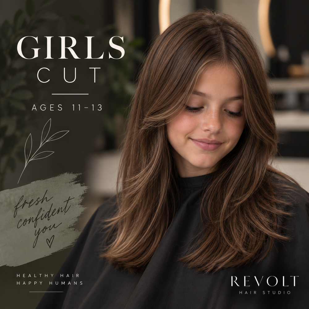 Girls 11-13 at Revolt Hair studio in Allentown, PA