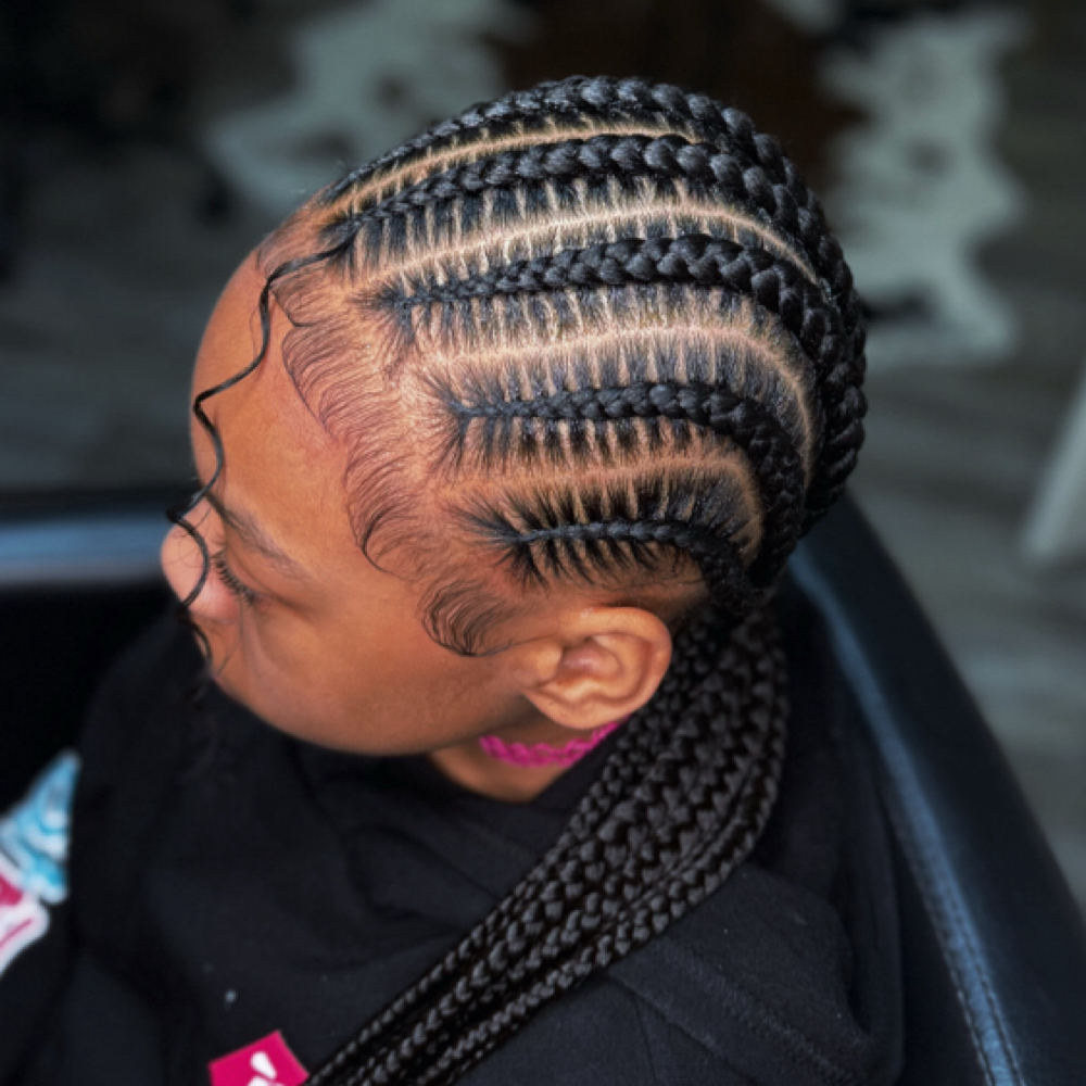 8 Stitch Braids Hair Added at Faith TheBraider in Milwaukee, WI
