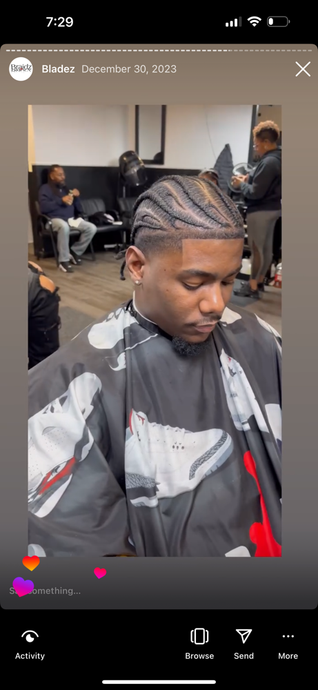 Mens Cut / Braids