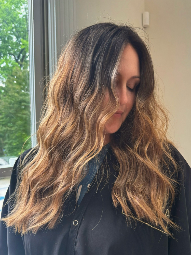 Root Touch Up + Highlights