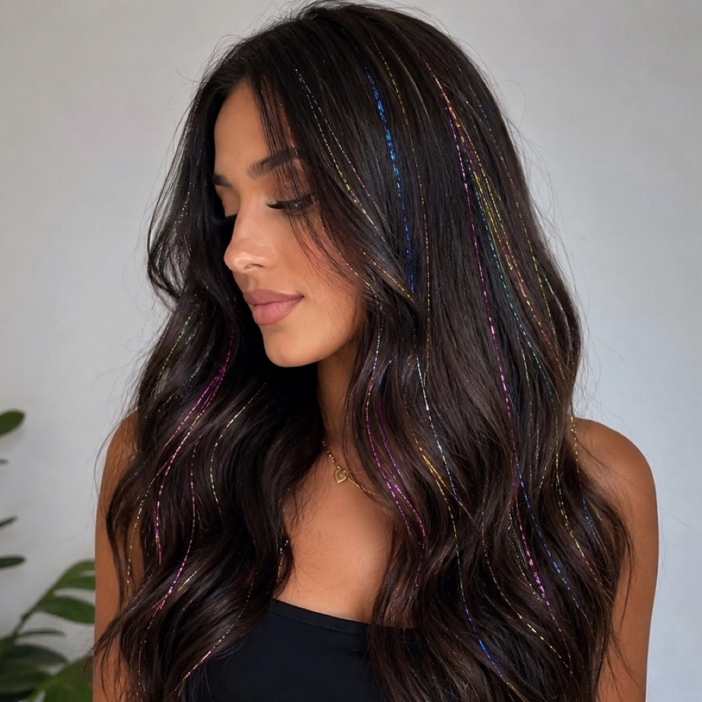 Hair Tinsel at Beauty By Miranda Misiti LLC in Roseburg, OR