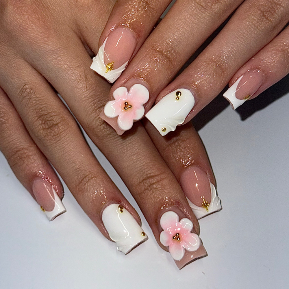 Short Acrylic Full Set at Kaisha Nailz in Lawrence, MA
