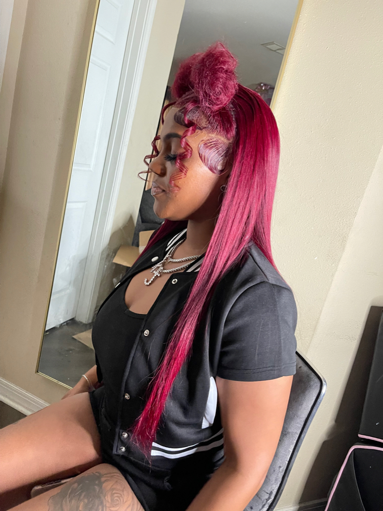Frontal Wig with Shampoo Extra $25