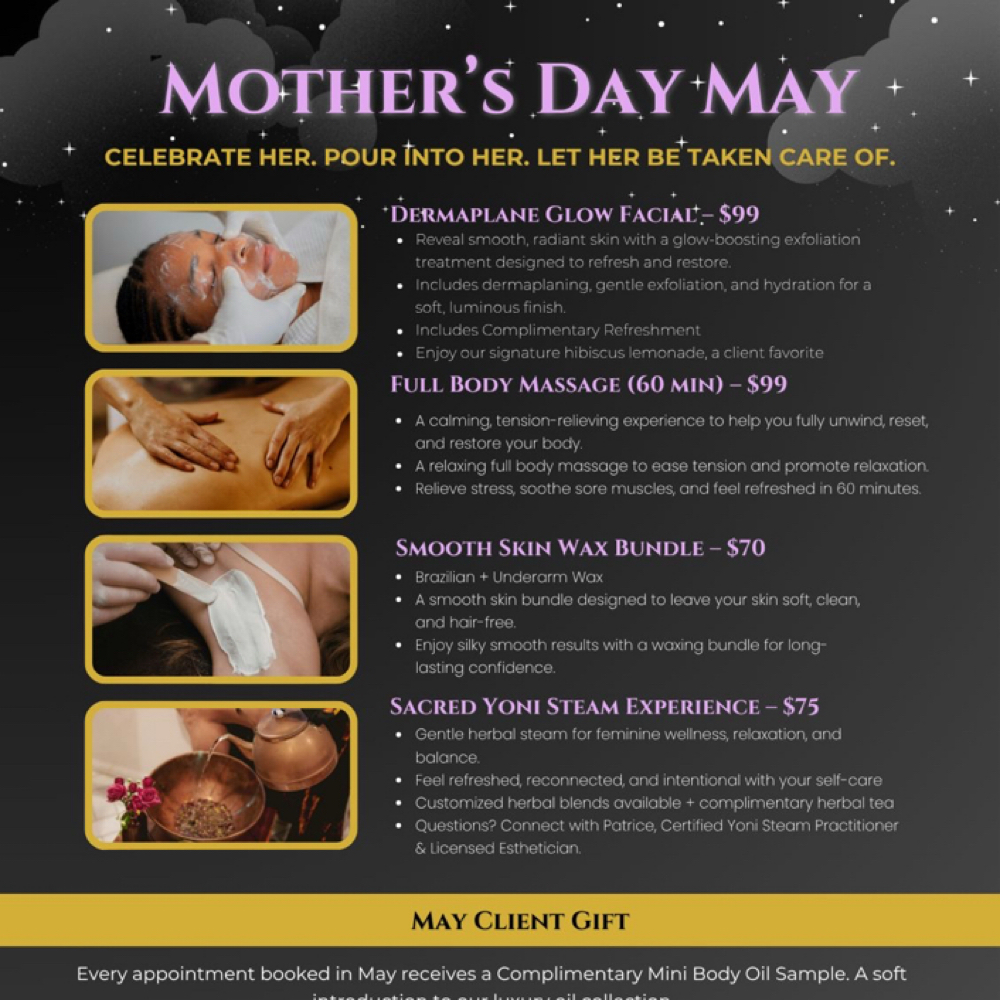MAY SPECIALS at ESTHI MOON SKIN WAX & APOTHECARY in Trussville, AL