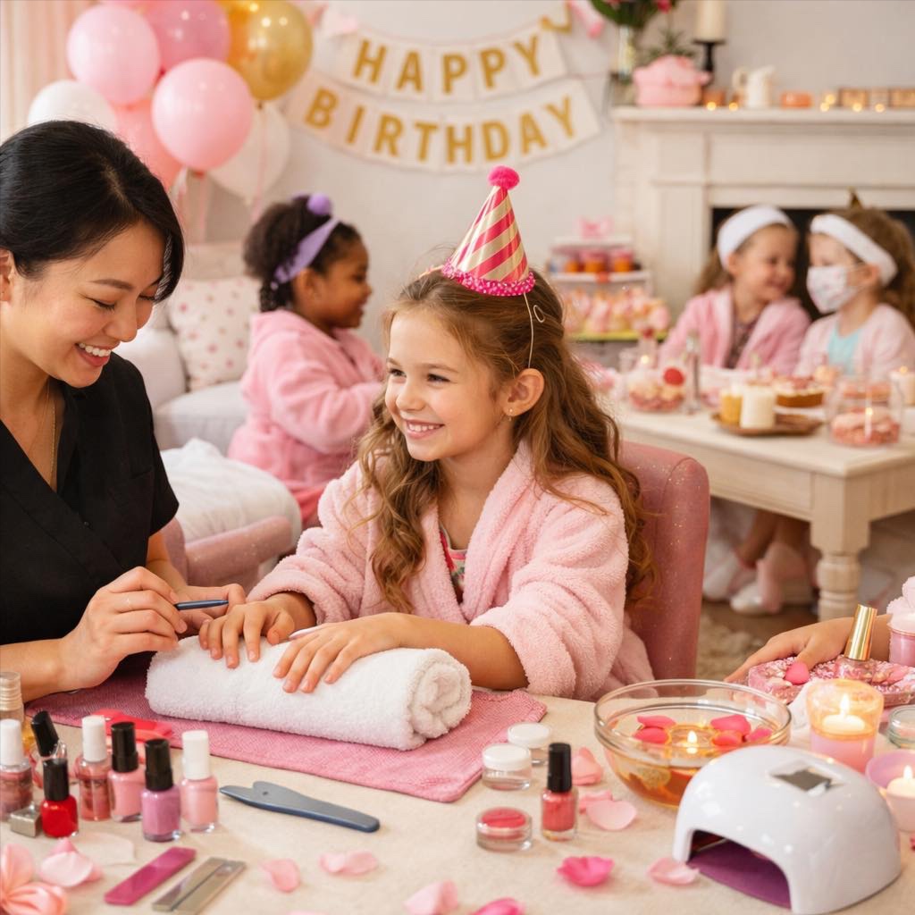 KIDS Gel MANI PARTIES at Lux Mobile Nails in Agawam, MA