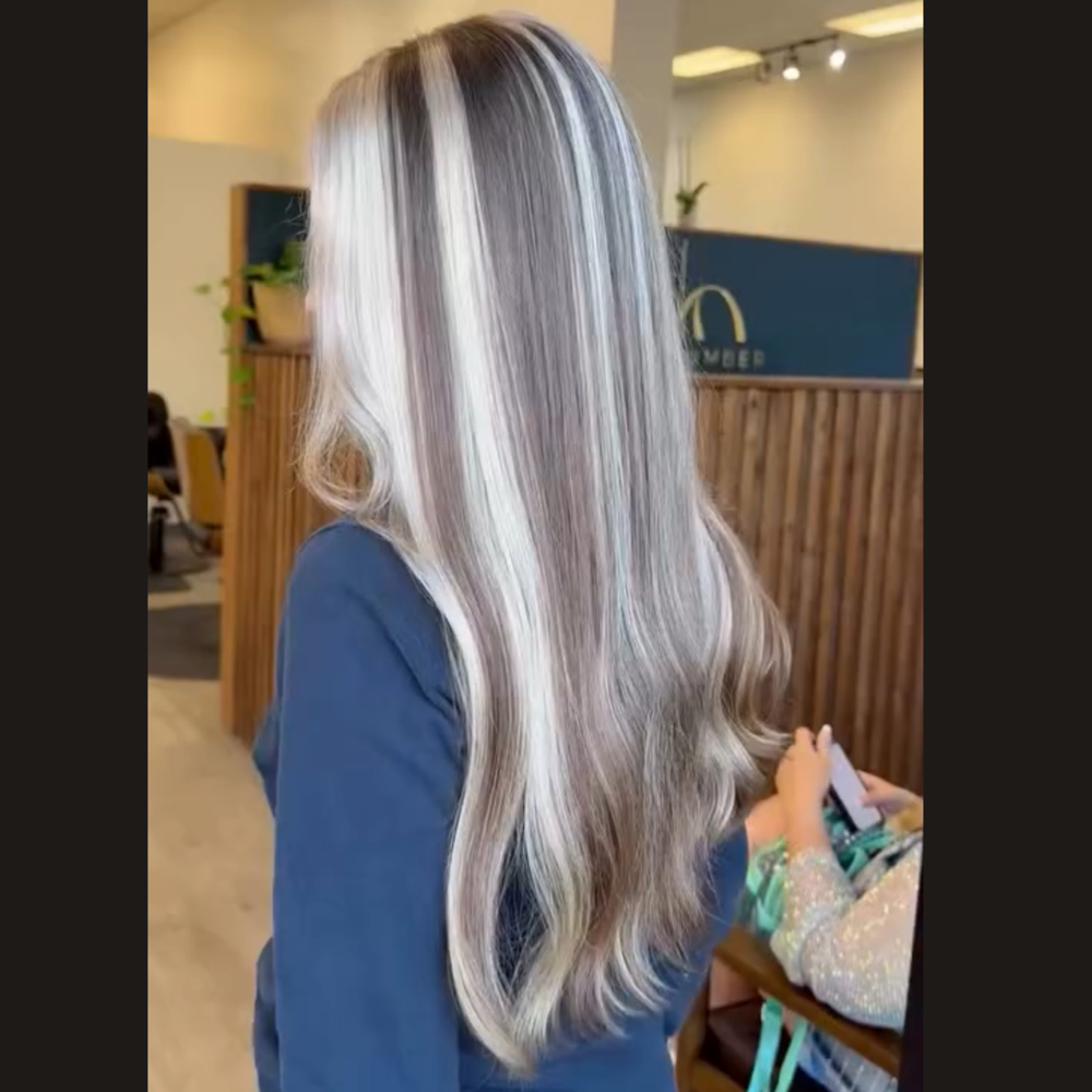 chunky highlights ! at Haircraft by Hanni in clermont, FL