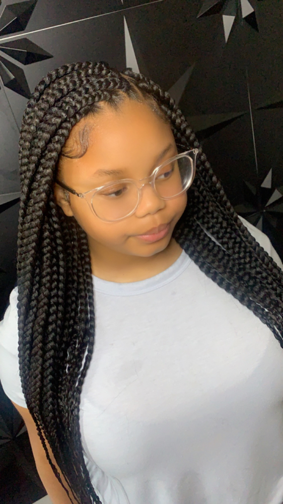 LIL MAMA MEDIUM BOXBRAIDS OVER 13