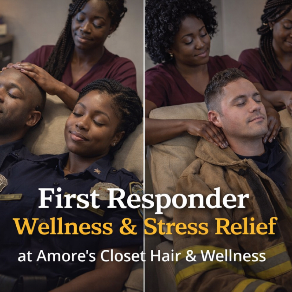 First Responder Wellness Package at Amore’s Closet Hair & Wellness in Schaumburg, IL