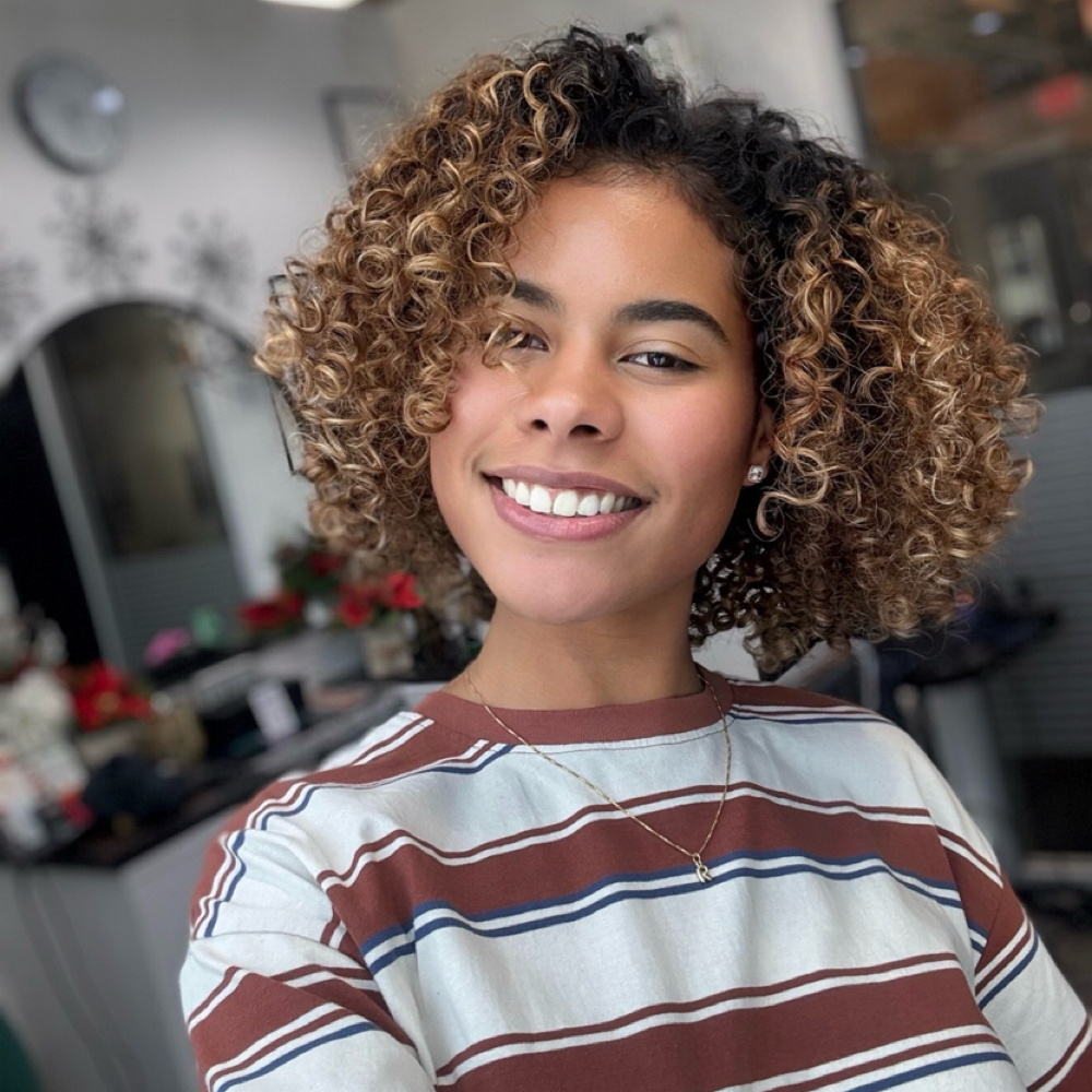 Curly Haircut at West View Salon & Spa in Fairview Park, OH