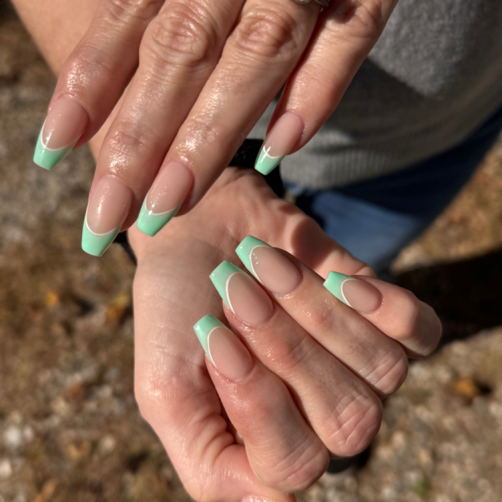 Extreme French at Sunset Nail Bar in Hayes, VA