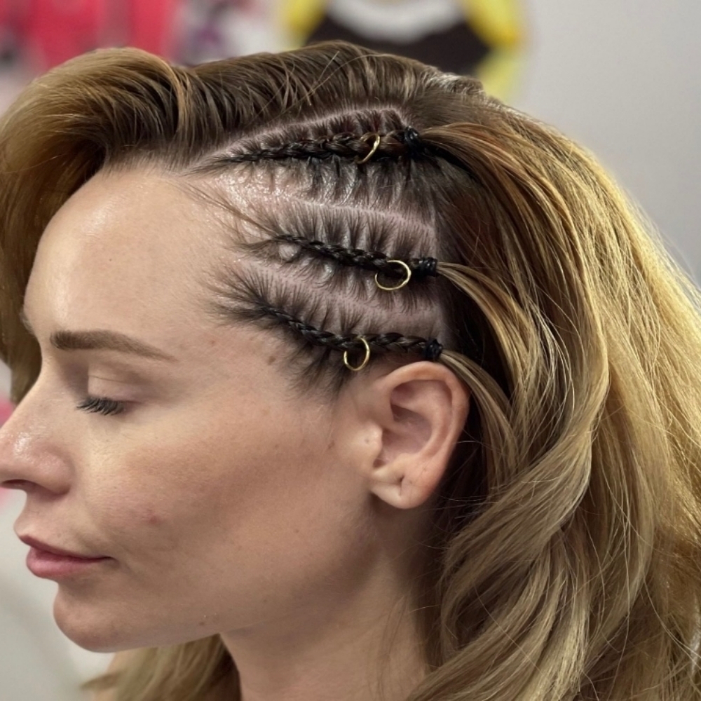 Side Braids at JayBug Braids & Styling in Pomona, CA