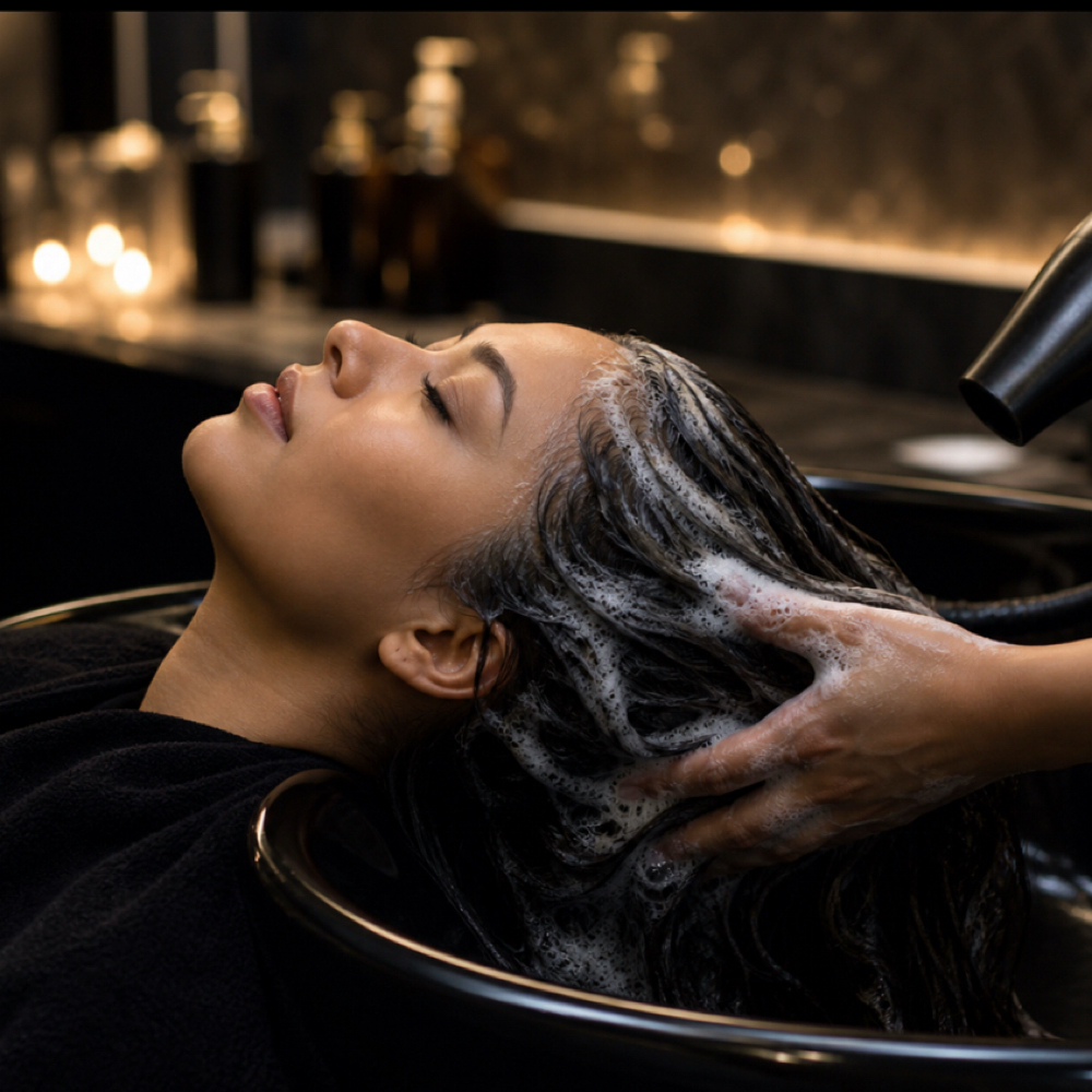 Shampoo & Blow Dry at HFS Trichology & HeadSpa Inc. in Stockton, CA