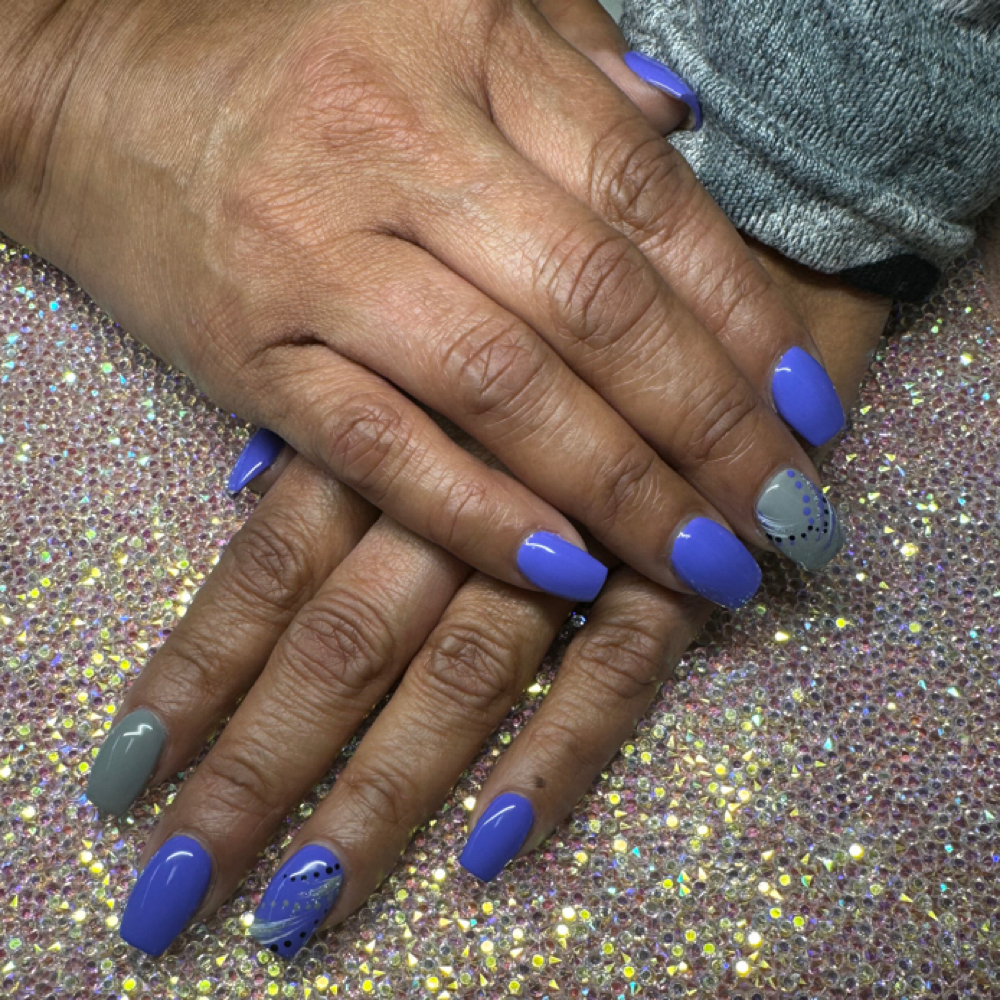 Dip Powder W/gel at CeCe’s Nails in Greensboro, NC