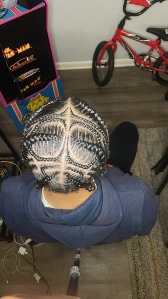 Men/ Women Braids With Natural Hair