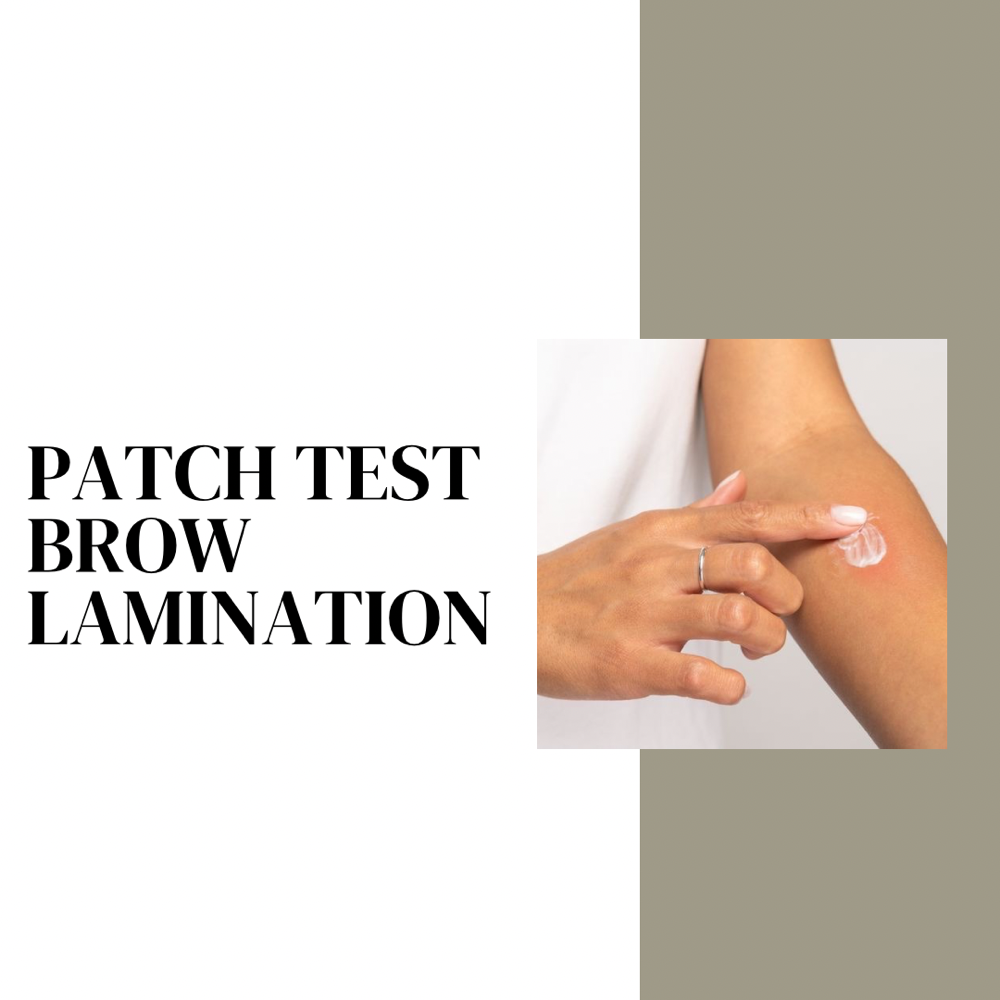 Patch test for brow lamination