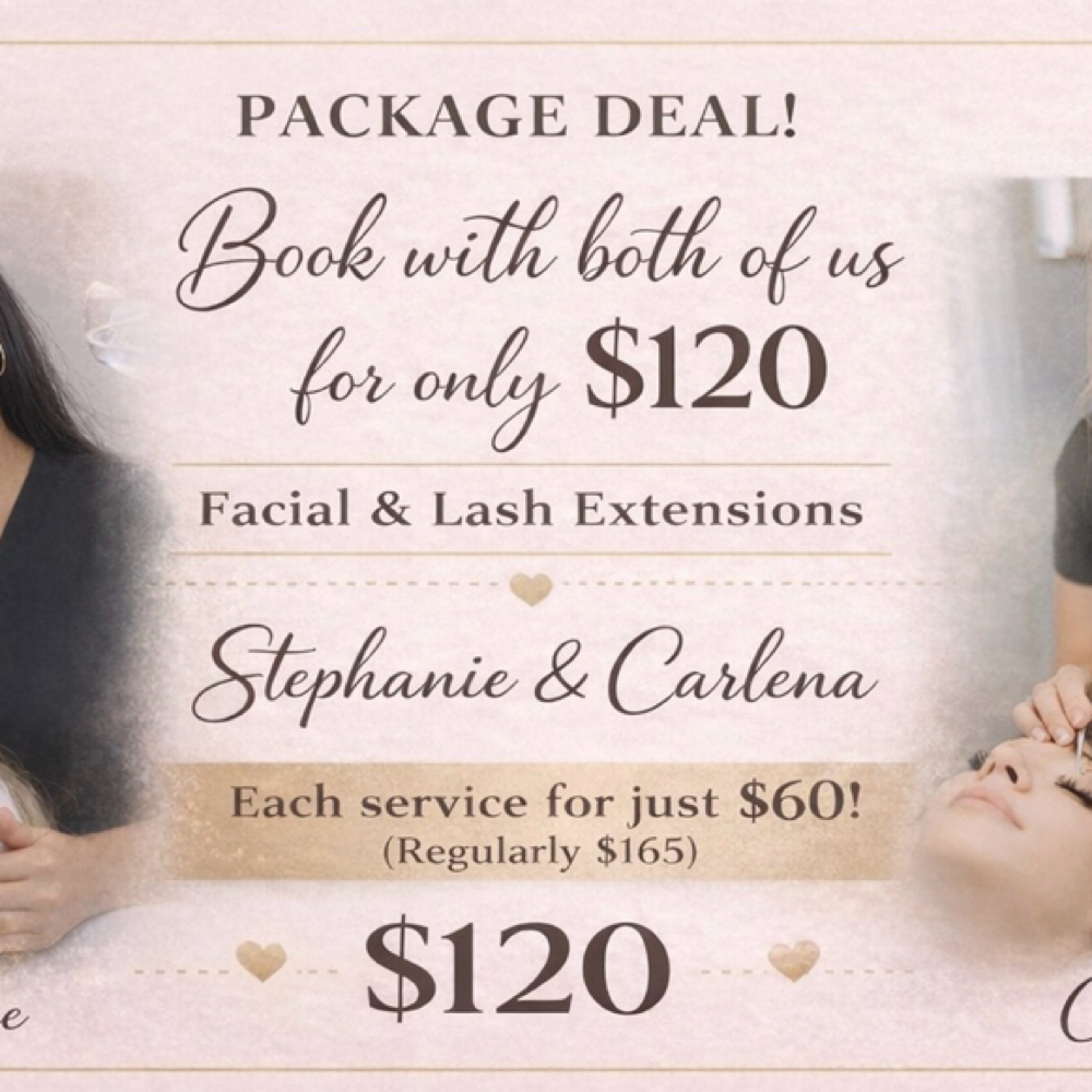 Package Deal (Lashes Full Set) at Carlena’s esthetics in Manlius, NY