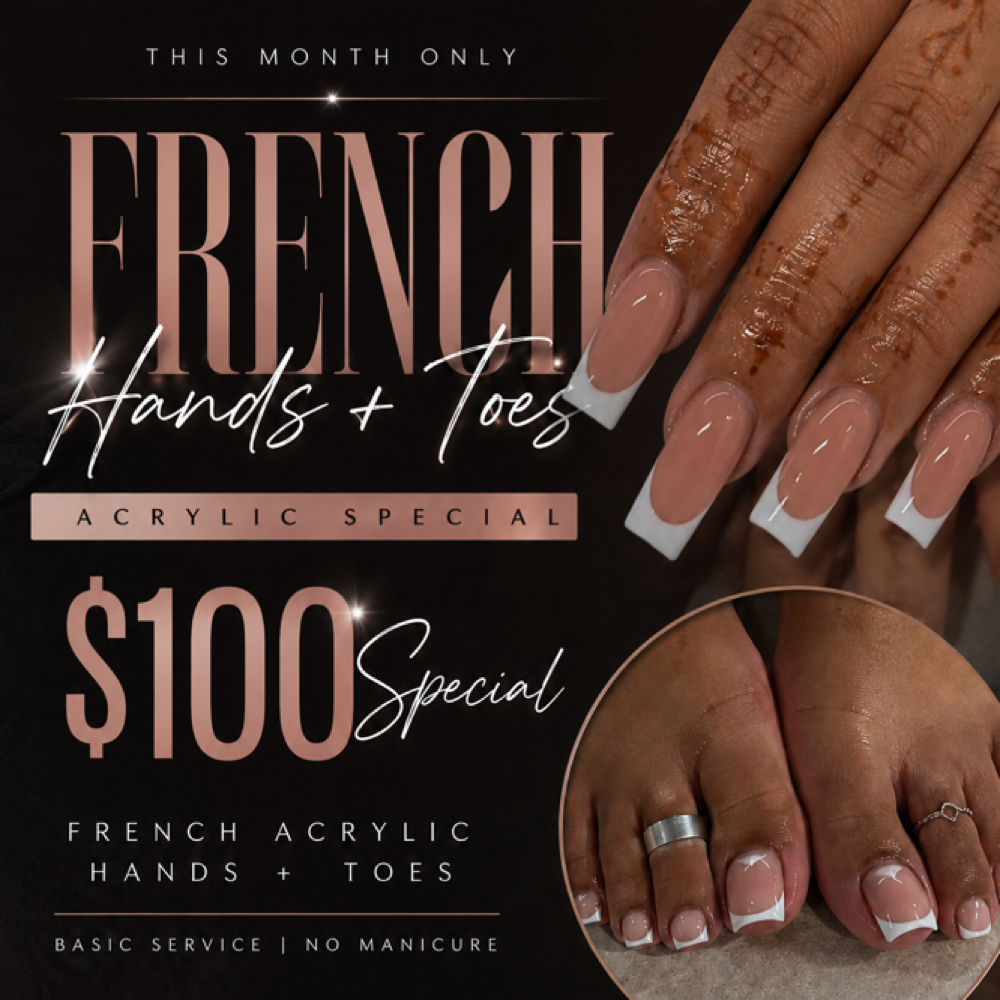 September French Hands + Toes Speci at Aesthetic Religion in Gainesville, FL