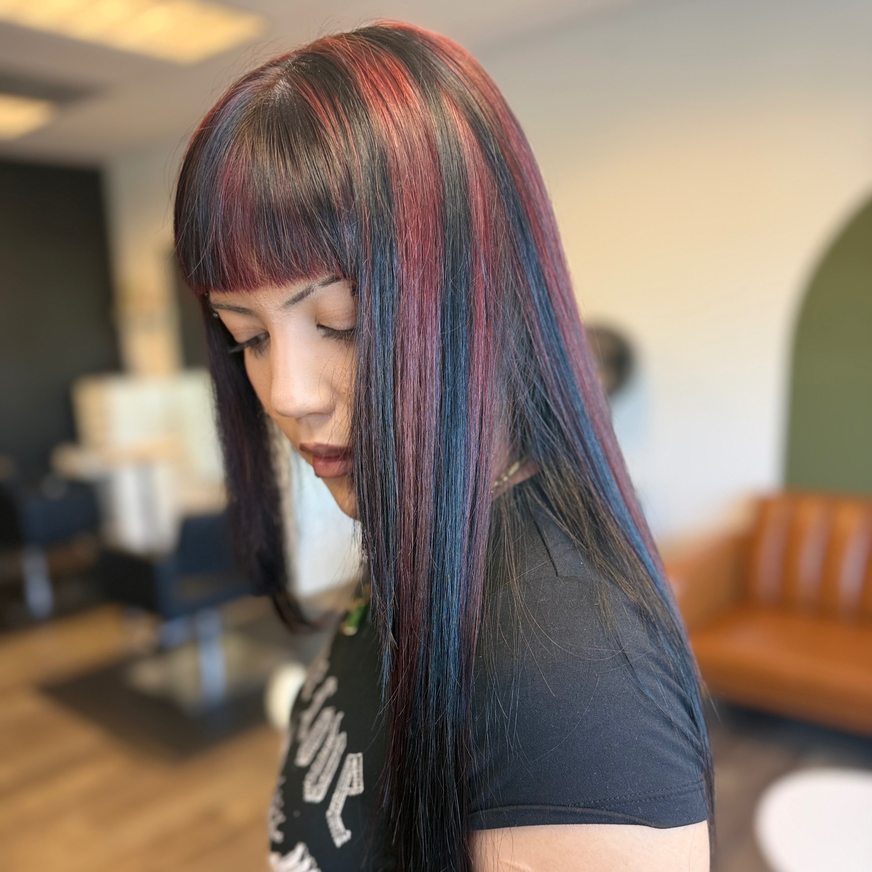 Fringe/bang trim at All About Me Beauty Bar in Labelle, FL