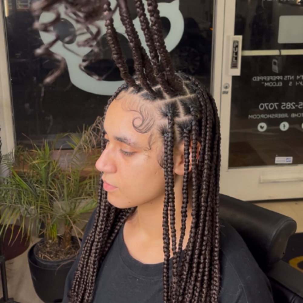 Large Knotless at GlammedByReesa in Walnut Creek, CA