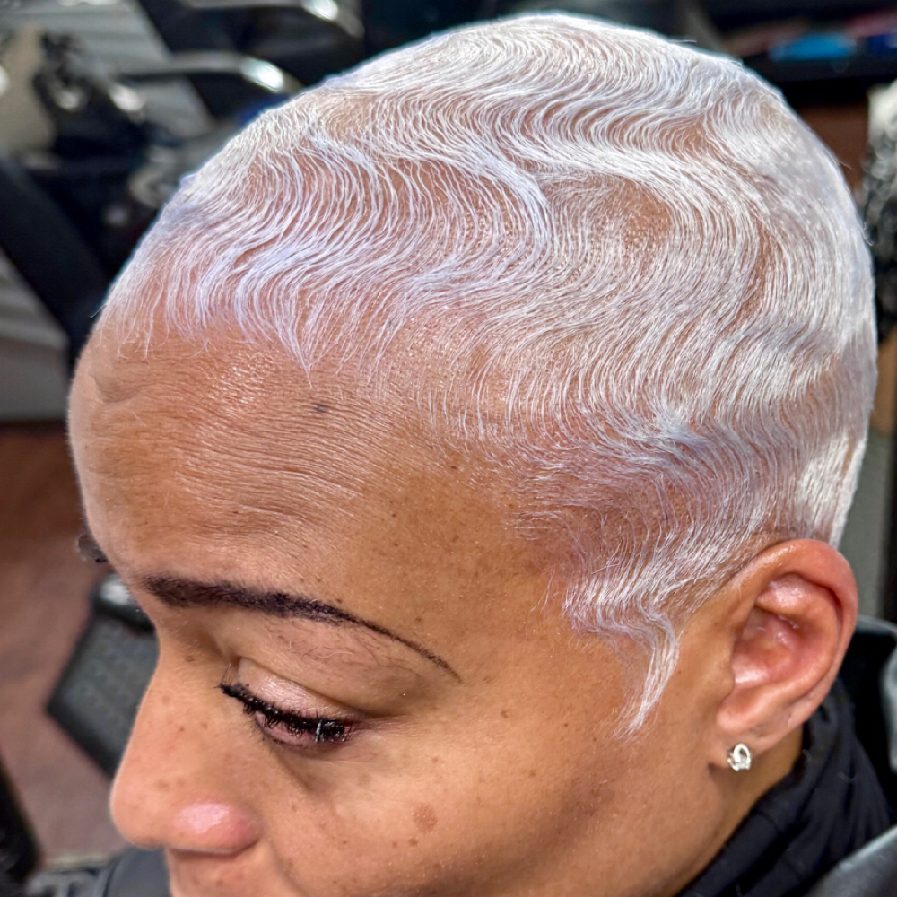 Platinum Pixie at The edge beauty concept salon ny in Massapaqua, NY