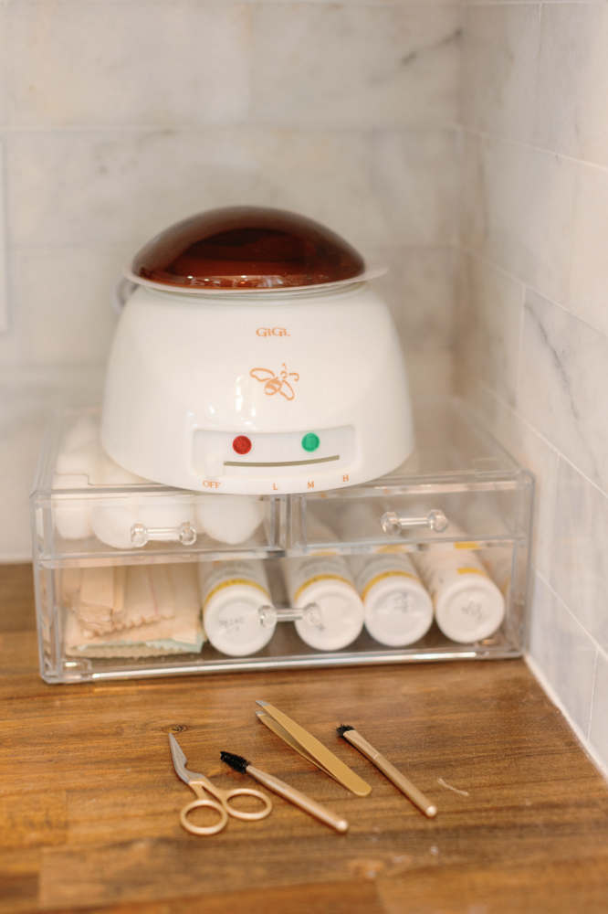 Facial waxing