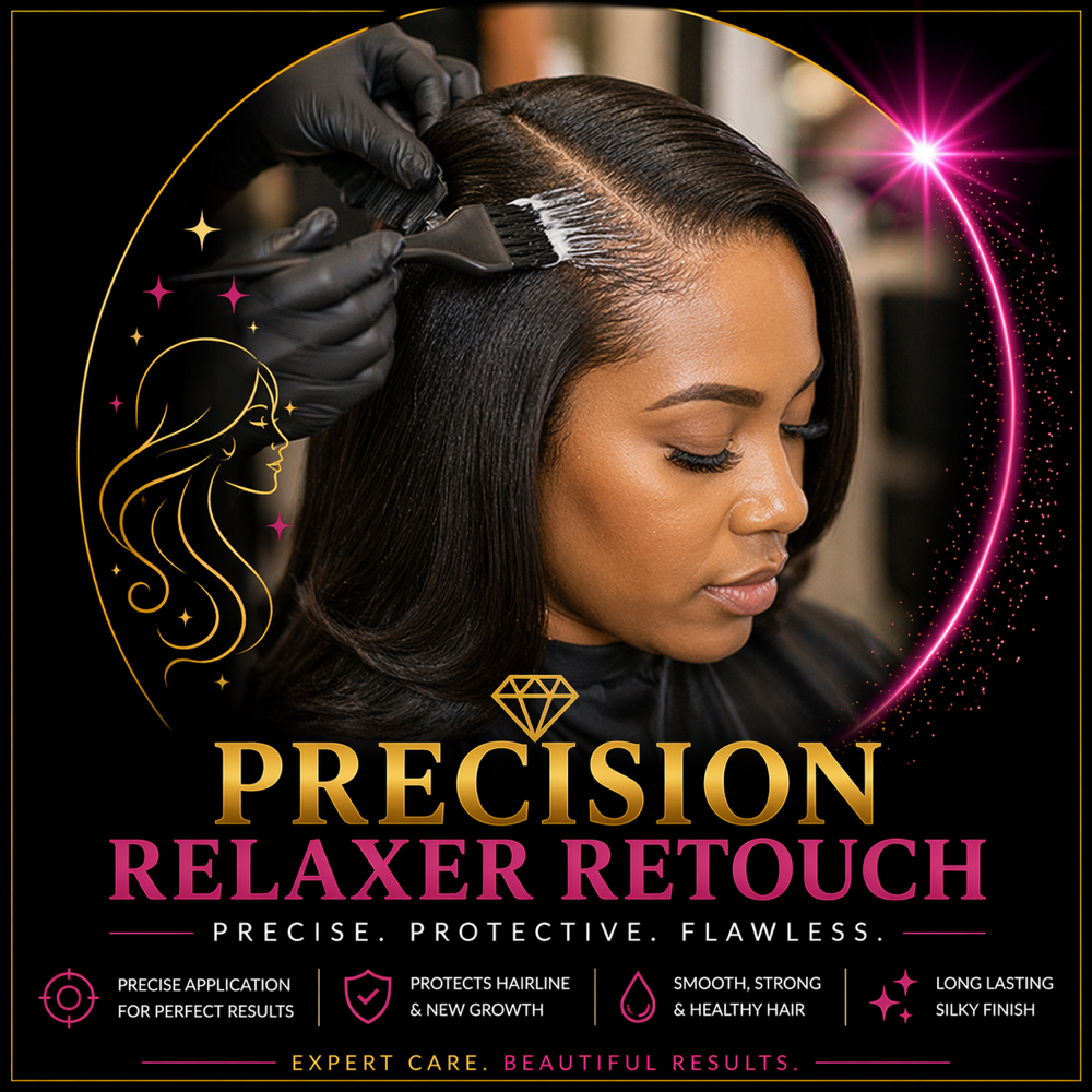 Relaxer Retouch -Add On at Boss Savage Beauty in Muskegon Hts, MI