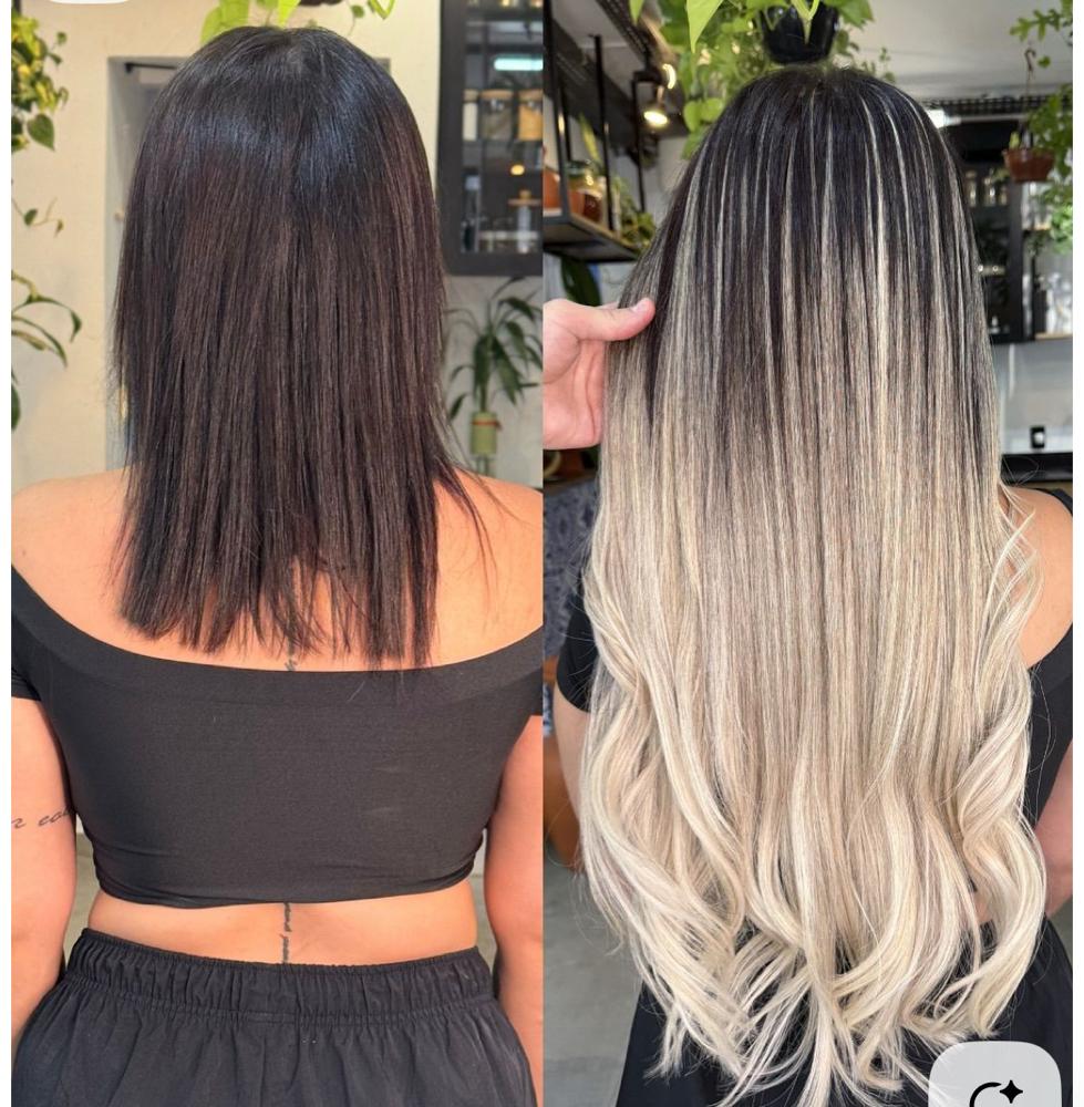 Micro Track Extensions Installation at Hidden beauty by luz in Tampa, FL