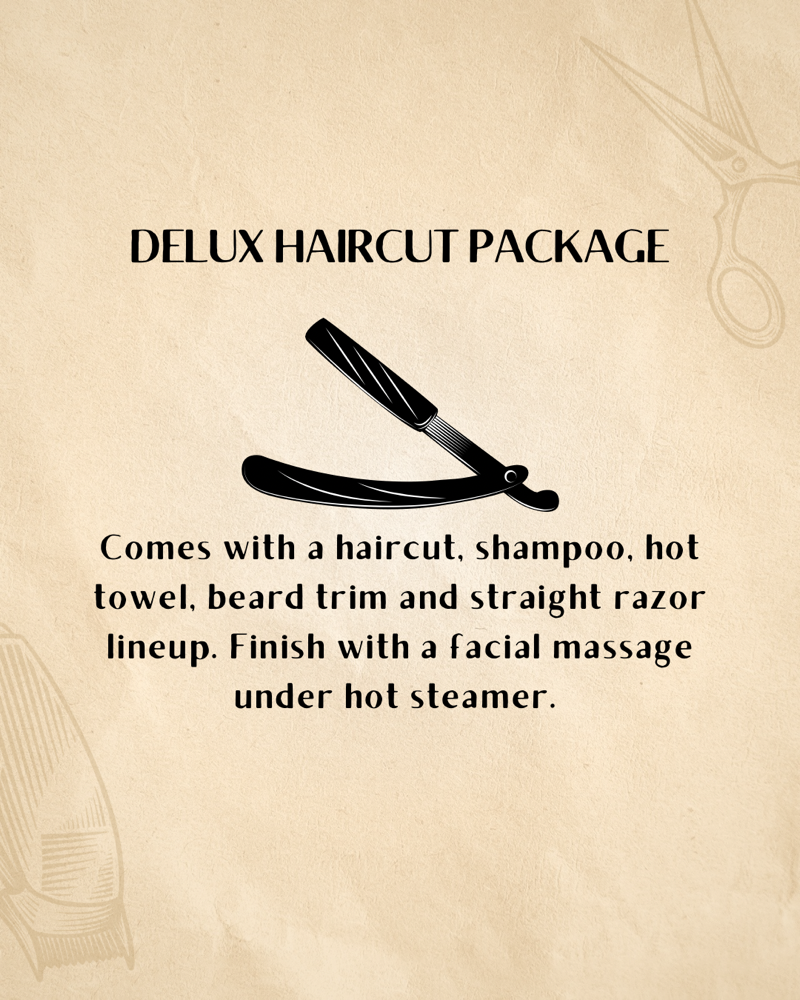 Fade And Shave Deluxe Package