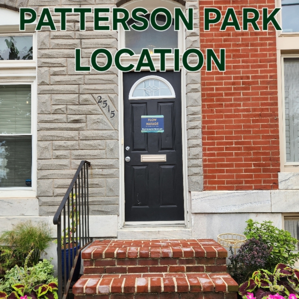 60min Custom Massage Patterson Park at Flow Massage in Baltimore, MD