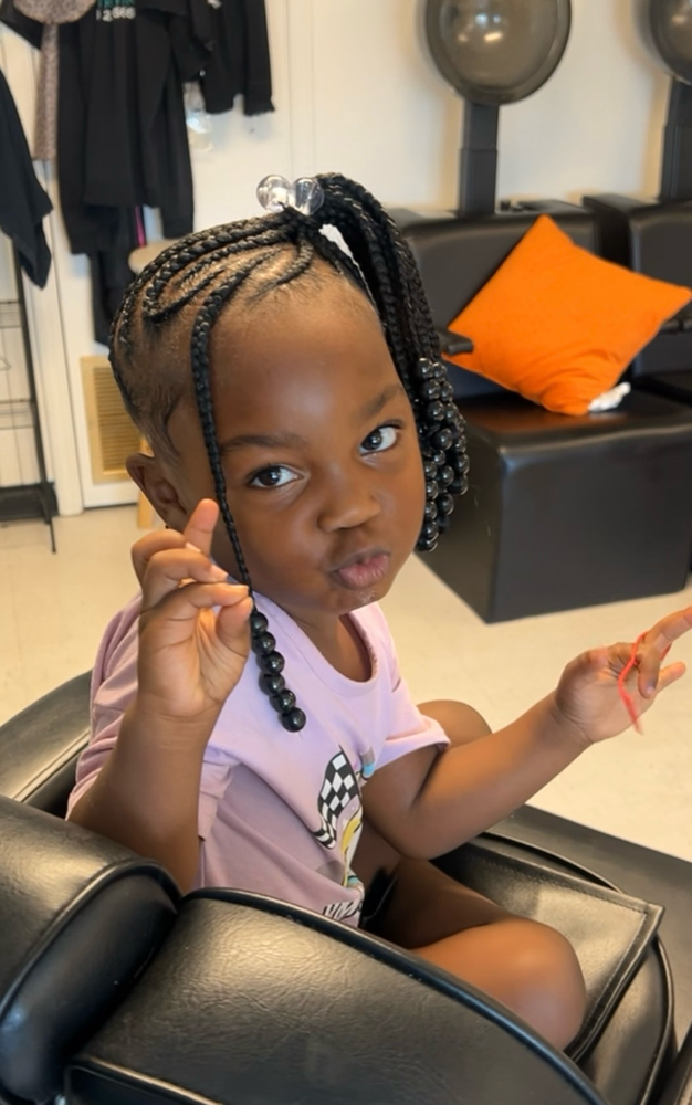 child scalp braids w extensions