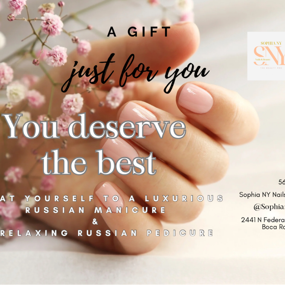 Mothers Day Gift Card at Sophia NY Nails & Beauty in Boca Raton, FL
