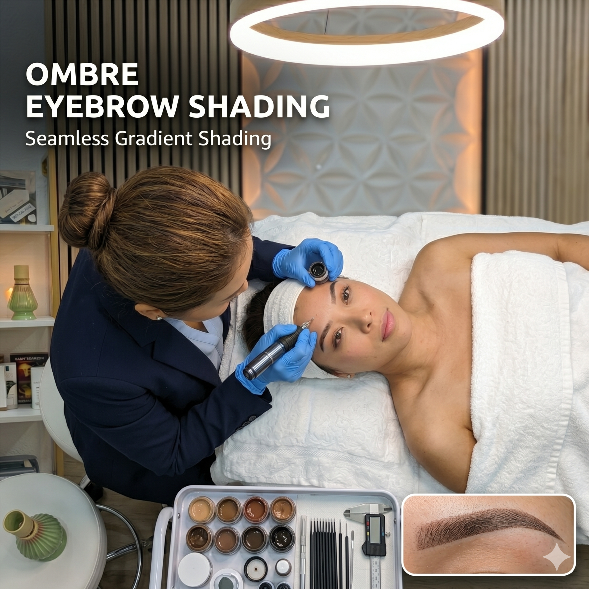 Eyebrow Shading (Ombre/Powder) at MO Skin Care & Cosmetic tattoo in Rocklin, CA