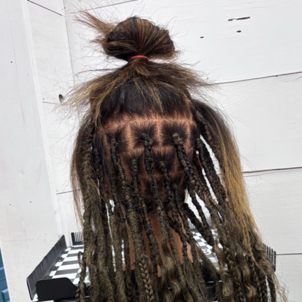 Extension Locs (Dreadlocks) at Hannah @Glossed in Poplar Bluff, MO