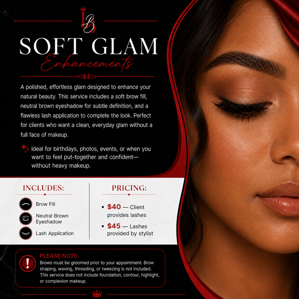 SOFT GLAM ENHANCEMENTS at Ire’s Beauty Factory in Stone Mountain, GA