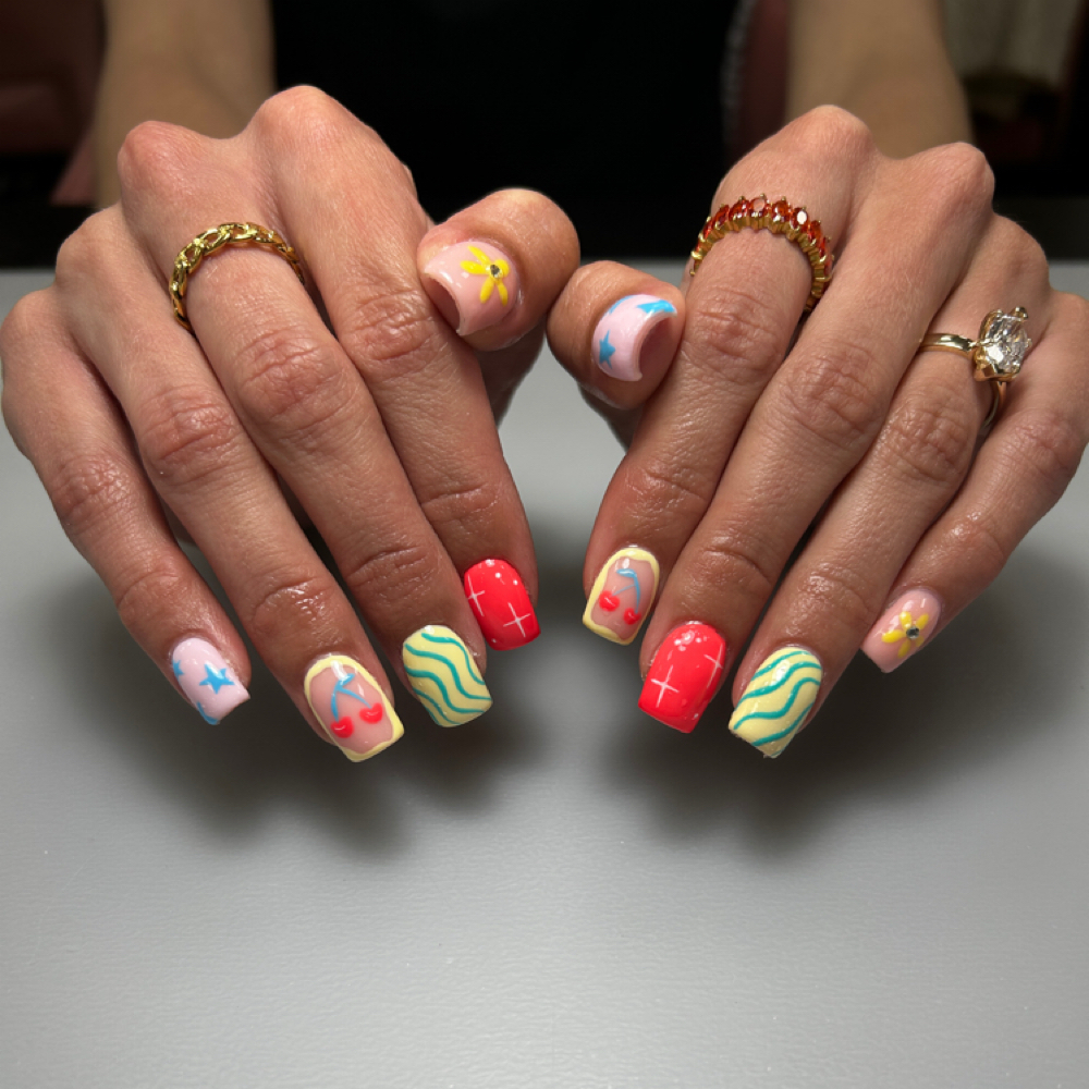 Natural nail overlay (PLATINUM) at Branded beauties in Plain City, UT