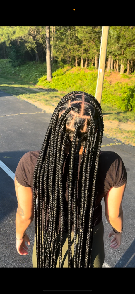 Big Knotless Braids