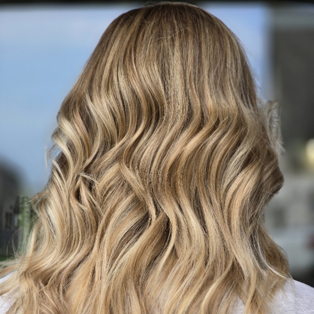 Full Highlights + Blowout at Dreamcuts and Styles Hair Salon in Fulshear, TX