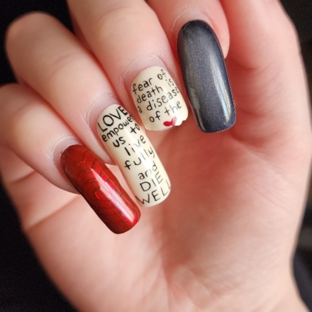 Broken Nails at Corpse Claws Nail Art Studio in Longmont, CO